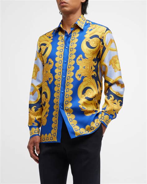 silk versace|versace silk shirts for cheap.